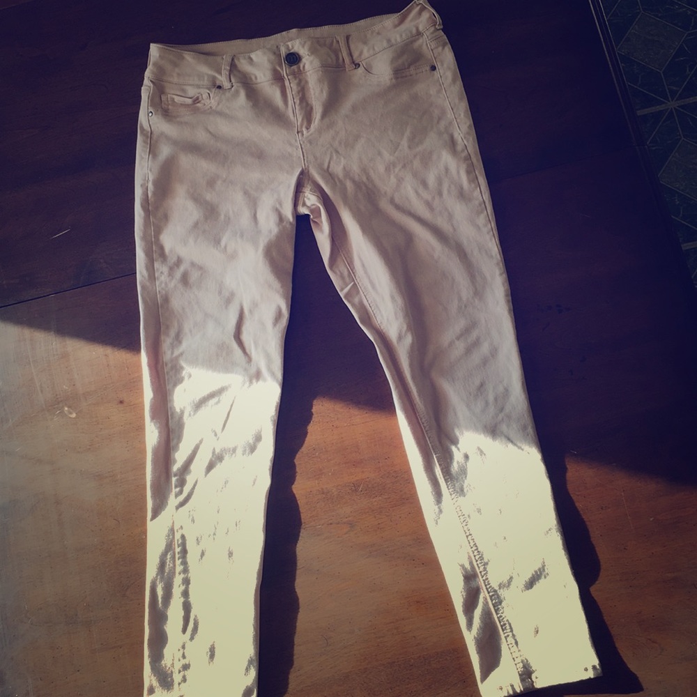 Light pink jeans